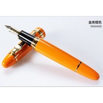 만년필 학생 입학선물 필기구 고급 사무용품 Jinhao 159 18kgp 0.7mm 중간 화이트 블랙 오렌지 블루 옐로우 10 색, o
