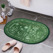 욕실 현관 발매트 거실 주방 러그 집꾸미기 아이템, UR 04_PEACEANDNATURE