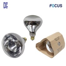 포커스 열전구 보온구 보온등 램프 185W / 250W 적외선램프 1박스 10개 박스판매, 포커스 열전구 250W(1박스-10개)