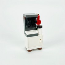 레고 닌자고 시티 MOC 가구 빌딩 블록 부품 하우스 체육관 호환 도시 조립 장난감 소년 소녀 취미 교육 ju, 28 1coffeemachine