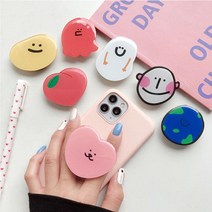 스마트폰 그립 소켓 링홀더 손가락 휴대폰 반지 만화, G형 GD01511