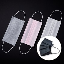 노러스 한지 필터마스크 숨쉬기편한 향균 국내산 덴탈마스크 50매, 항균필터 한지마스크  - 핑크 50매