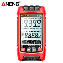 계측기 측정기 탐지기 게이지 ANENG SZ02 스마트 디지털 멀티미터 6000 카운트 실제 RMS 자동 전기 커패시, 02 빨간