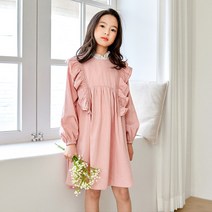 쿠키하우스 크리먼 프릴 원피스(13194) 아동