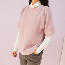 빅걸스토리 빅사이즈 여성 보트넥 기모 니트티