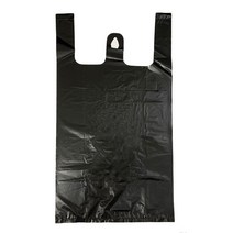크린굿즈 손잡이 비닐봉투 검정, 80개, 75L