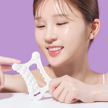 베로미 만능 괄사 마사지 얼굴 마사지기 림프순환 세라믹 경락 승모근 도자기 바디괄사