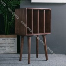 LP 턴테이블 수납장 장식장 우드쇼케이스, A.호두나무(45x28x76)