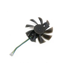 4 핀 GA92S2U RX570 GPU VGA 쿨러 그래픽 팬 RADEON POWERCOLOR RED DRAGON RX 570 듀얼 쿨 카드 냉각 교체, 1PCS