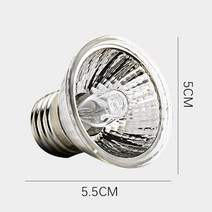 수족관 애완 동물 양서류 램프 도마뱀 난방 전구 거북이 Basking UV 빛 파충류 레저 장식, 04 50w