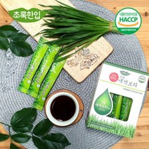 초록한입 오늘 새싹보리 액상 스틱 12ml 30포 바로 짜먹는 국내산 새싹보리 폴리코사놀 비타민 A U C 라이신 칼슘 담양