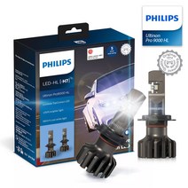 필립스 공식판매점 합법인증 헤드램프 얼티논 프로 9000 LED 전조등 H7 2P 최고사양 5년보증, 필립스 얼티논 프로 9000 H7-C