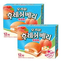 오리온 후레쉬베리 복숭아 336g, 5개