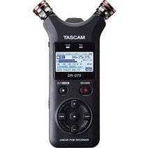 TASCAM 타스캠-USB 오디오 인터페이스 탑재 스테레오 리니어 PCM 레코더 DR-07X