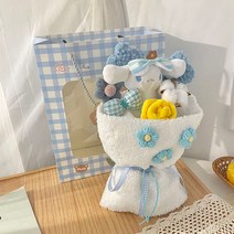 폼폼푸린 인형꽃다발 발렌타인데이 쿠로미 선물 3월14일 꽃다발 재롱잔치 생일 기념일 화이트데이 2월14일, D