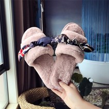 겨울 여자 스카프 포인트 털슬리퍼 사무실 실내 슬리퍼 DP-9K02