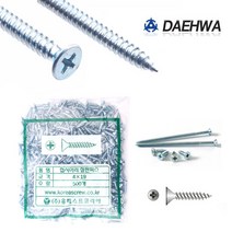 철판피스 1봉지 나사못 스크류 접시머리 철피스 사라피스 석고피스 목공피스 나무피스 데크피스 테크 목재 합판 접시형 피스, 철판피스 4x25mm(500PCS)