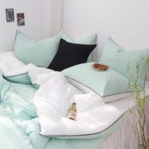 이즈베딩 코튼캔디 마이크로 렌징모달 양면 리버서블 호텔 겨울 두꺼운 사계절 차렵이불 SS/Q/K