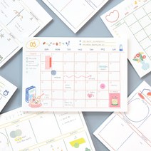 오디너리데이즈 A4 플래너 (먼슬리 위클리), Weekly Planner 03. Lamp