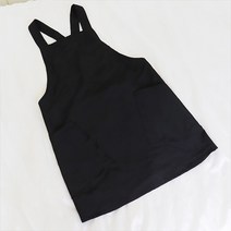 더해피 가정 주방 미용 카페 성인 방수 핸드메이드 X형 포그니 앞치마, 01 X형 앞치마_중, 1매