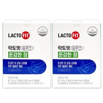 [ 최대 보장균수 100억 유산균 ] 종근당건강 락토핏 솔루션 둔감한장 맞춤 장건강 유산균 프로바이오틱스 장운동 배변활동원활 쾌변 장내 가스 감소 장용성 복부팽만감 복부불편함, 2개, 30캡슐