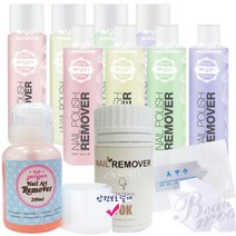 폴리쉬 리무버 톡리무버 네일리무버 500ml 200ml 120ml 엔리안 젤와이퍼 화장솜 리무버 아세톤, 엔리안(용기랜덤)/딸기/500ml