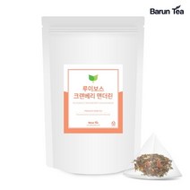 루이보스 크랜베리 맨더린 허브차 25티백, 단품