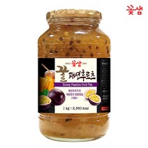 꽃샘 꿀 패션후르츠차 1KG (과일청)