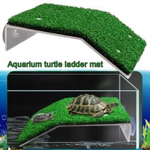 비바리움 테라리움 거북이 basking 플랫폼 거북이 떠 있는 섬 수족관 이끼 섬 등반, l-1pcs
