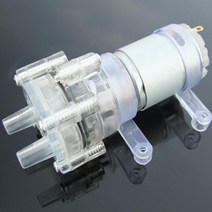 385 DC 6V-12V 고온 저항 100 섭씨 미니 마이크로 워터펌프 다이어프램 진공펌프, 한개옵션0