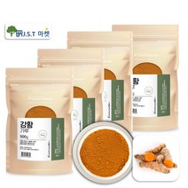 JAU 강황 가루 인도산 진항 강황분말 강황차 커큐민 효능, 500g, 4팩
