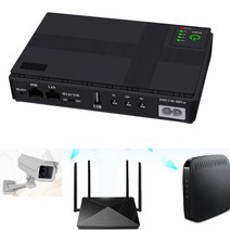 ac-dc 어댑터범용 10400mAh USB 5V 9V 12V 2A 무정전 전원 공급 장치 UPS 배터리 백업 WiFi 라우터 웹캠, 05 US Black