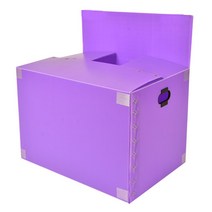 뉴프라테크 이사박스 7호(고급형)-5개묶음 [모서리 필라멘트테이프 부착 박스], 보라, 5개