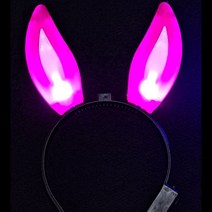 LED 야광 토끼 곰돌이 반짝반짝 파티 머리띠 파티, 2LED머리띠-캣-랜덤