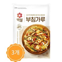 CJ 명절전 제사음식 생일 추석 설날 상차림 부침가루 마지막 한입까지 바삭 1kg, 3개
