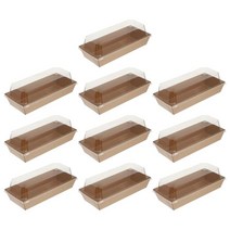 머핀 포장 휘낭시에박스 에그타르트포장 쿠키박스 10pcs 컵케익 상자 스시 상자 트레이, 없음