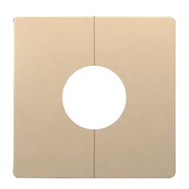 스텐사각배관 사각파이프규격 엑셀파이프벽플랜지 사각 장식 플레이트 1 개 수도관 커버 드릴 홀 패널 와이, 12 Gold-32mm