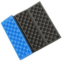 2022 캠핑 접이식 매트 4 존 XPE 폼 패드 습기 방지 탄성 쿠션 여행 하이킹 피크닉 야외 좌석, Blue