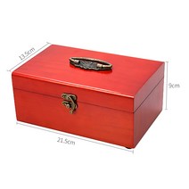 구매대행 바느질박스 세트 가정용 고급 다목적 원목 빈티지 웨딩드레스 재봉틀, 02.원목 빈티지 수납 공함(케이스만 발송)