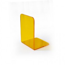 아크릴 사각 북앤드 L자형 3컬러 (중형) 2p, 3T, 투명 옐로우