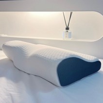 메모리폼 C커브 베게+커버 [목이편한 경추베개 수면 숙면 꿀잠 거북목 일자목 기능성], 쿠팡 본상품선택