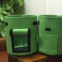 식물파우치 고구마재배 베란다텃밭화분 고구마 화분 분갈이화분 식물관찰 감자키우기 부직포식 가벼운화분, 상세페이지 참조