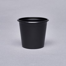 다용도 원형 용기 소스컵 반찬컵 다용도 3호 대 블랙 165ml, 3000개