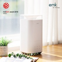 [EMK] 자동습도조절 스마트 초음파 가습기 EK-H3C40WH, 화이트