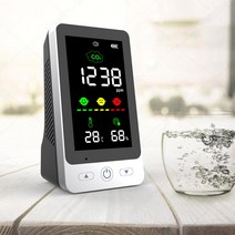 복합가스측정기 CO2 미터 가정용 이산화탄소 감지기 농도 주변 테스터 대기 질 모니터, 한개옵션0