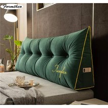 침대 등받이 삼각 쿠션FORMTHEO-큰 긴 웨지 베개 장식 홈 침대 머리판 등 쿠션 싱글 더블, 08 as picture_05 150x50x20cm