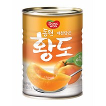 동원 황도슬라이스 400g x 24캔 복숭아통조림 황도캔, 24개