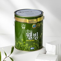KCC 숲으로홈앤웰빙 3.78L/젯소없이 가능한 DIY무독성친환경 실크벽지 프리미엄페인트, 색상선택, 그린4