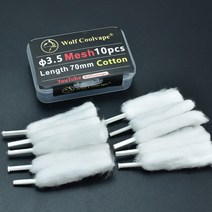 Clapton nexmesh 코일 KA1 0.16ohm Ni80 + 메쉬 3.5MM 면화 프로파일 17*8.5mm, 04 3.5mm