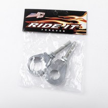 110cc 125cc 140cc Aluminum Chain Tensioner Adjuster Dirt Bike Pit ATV Motorcycle Scooter 12mm or 15m, silver 12mm